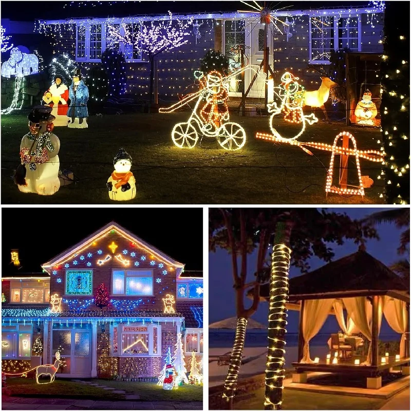 Solar Tube Rope Waterproof Outdoor LED Fairy Light Christmas Decoration String Light For Garden Fence Yard Balcony
Solar Tube Rope Waterproof Outdoor LED Fairy Light Christmas Decoration String Light For Garden Fence Yard Balcony