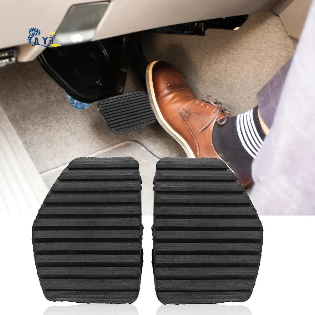 AY03-1 Pair Black Anti-Skid Clutch Pedal Brake Pedal Rubber Cover Fit For /Citroen 1007 207 208 301 C3 C4 307 308 508
AY03-1 Pair Black Anti-Skid Clutch Pedal Brake Pedal Rubber Cover Fit For /Citroen 1007 207 208 301 C3 C4 307 308 508