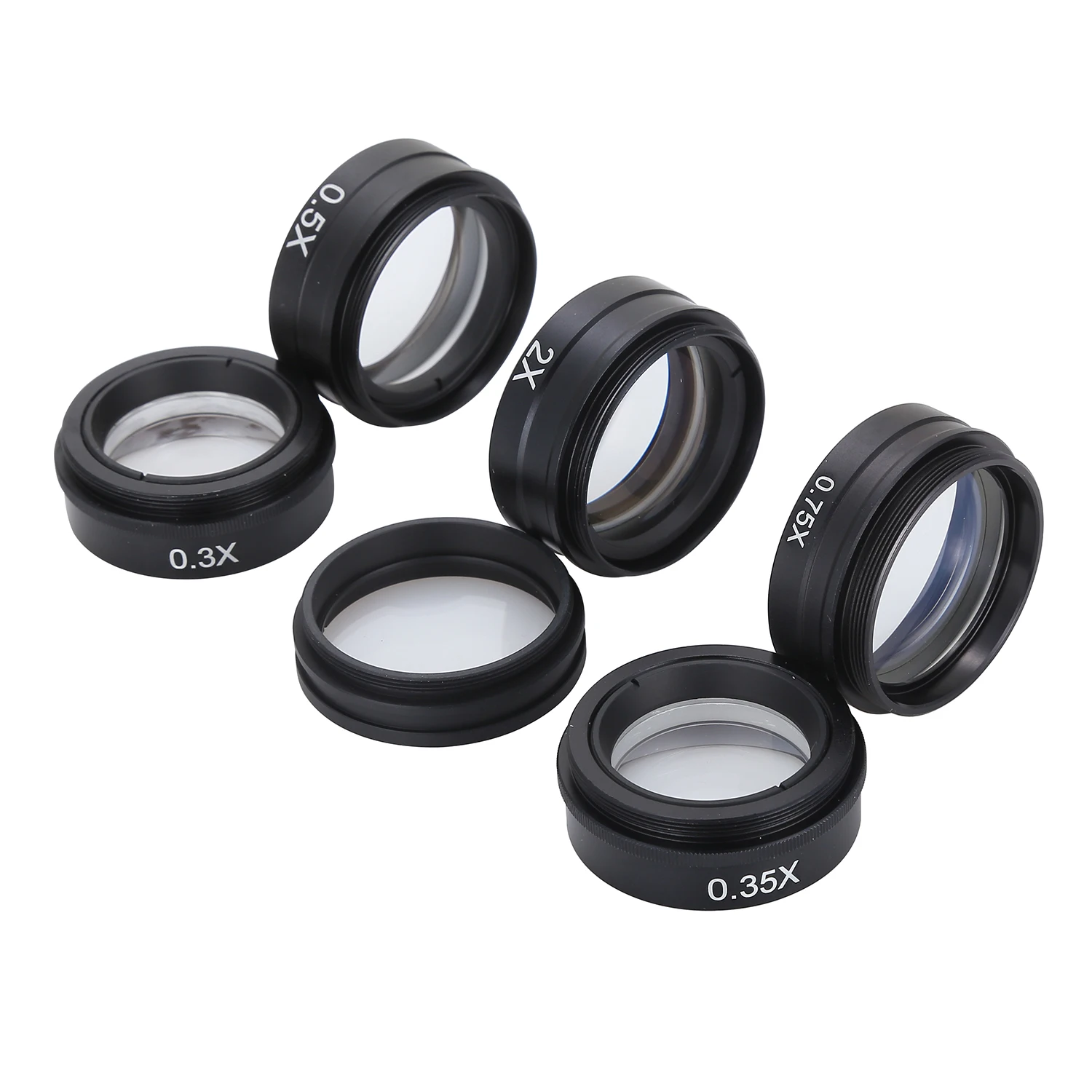 For Industry Video Microscope Camera Mount Lens Auxiliary Objective Lens Barlow Lens 0.35X 0.3X 0.5X 0.75X 42mm
For Industry Video Microscope Camera Mount Lens Auxiliary Objective Lens Barlow Lens 0.35X 0.3X 0.5X 0.75X 42mm