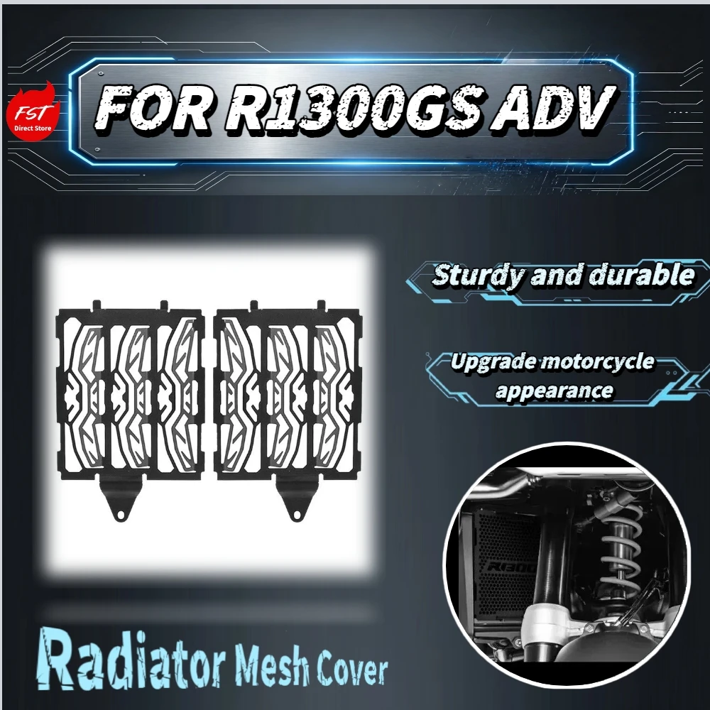 For R1300GS ADV Radiator Guard Mesh Cooler Protective Grille Block Dust Sand Insect Motorcycle Mod Accessories
For R1300GS ADV Radiator Guard Mesh Cooler Protective Grille Block Dust Sand Insect Motorcycle Mod Accessories