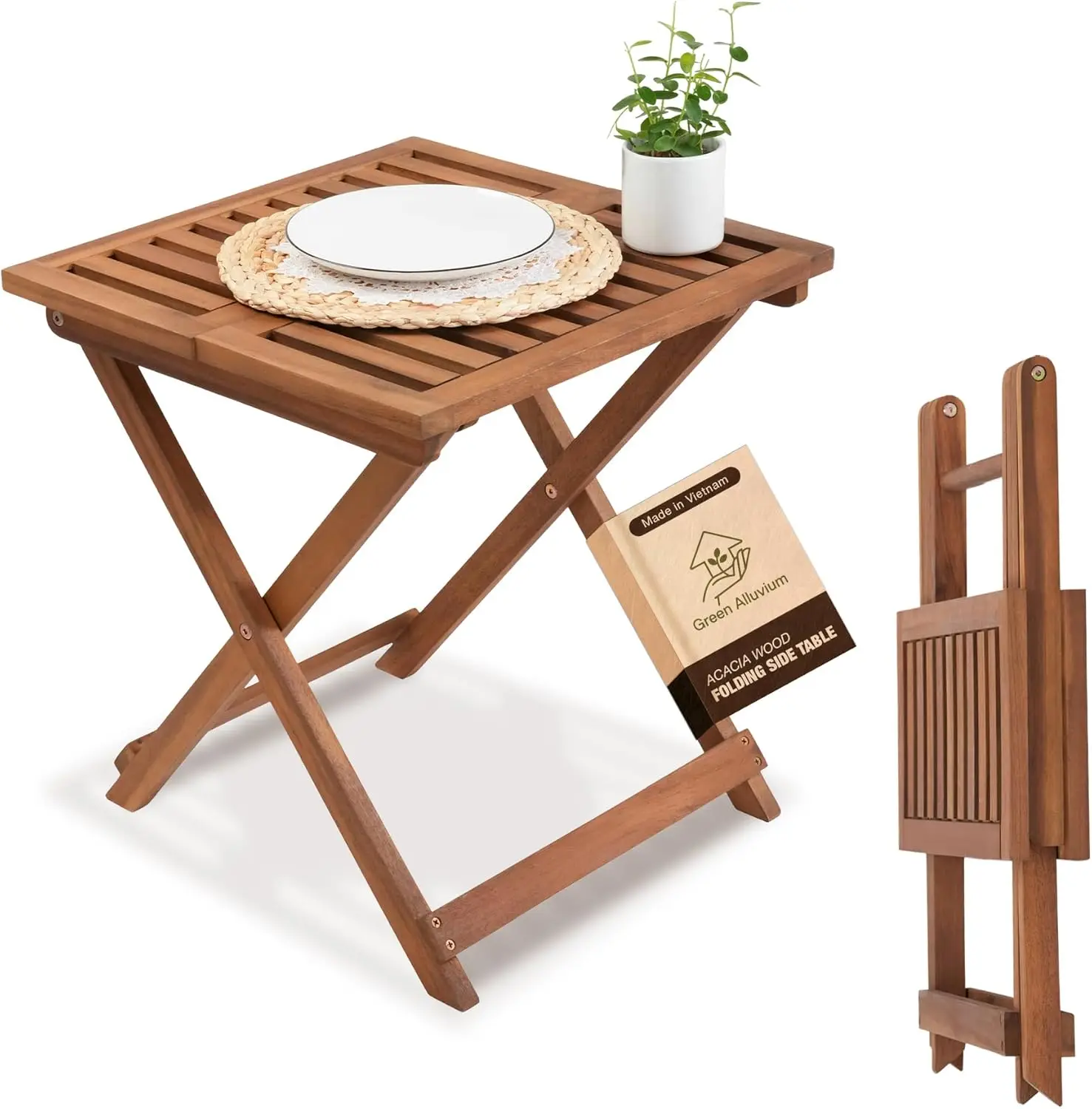 Folding Wooden Side Table – Portable for Indoor/Outdoor, Patio, Camping – Fits Adirondack Chairs – Golden Teak
Folding Wooden Side Table – Portable for Indoor/Outdoor, Patio, Camping – Fits Adirondack Chairs – Golden Teak
