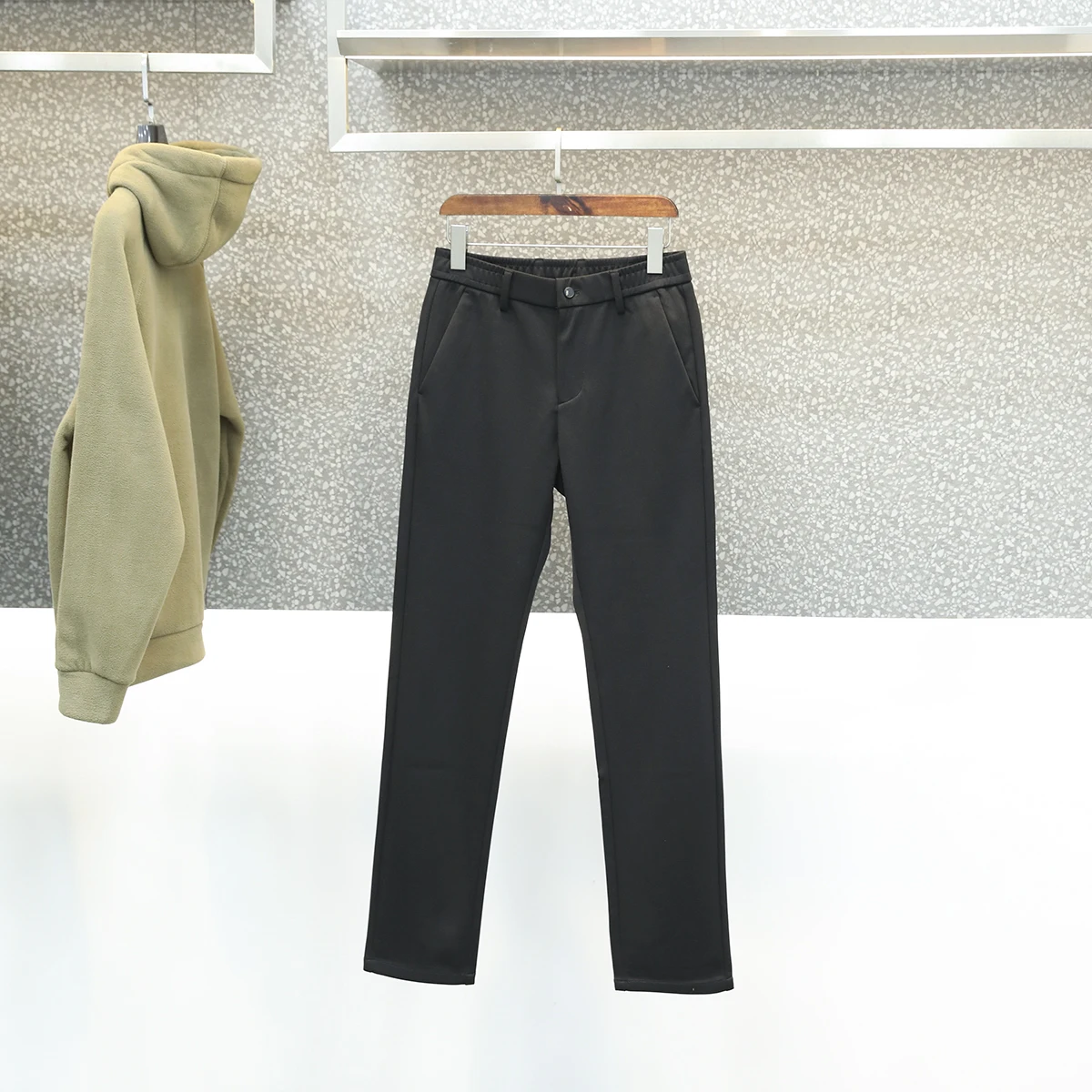 Мужские повседневные брюки прямого кроя из полиэстера: немнущиеся, прочные, удобные, модные, городские, стильные
Мужские повседневные брюки прямого кроя из полиэстера: немнущиеся, прочные, удобные, модные, городские, стильные