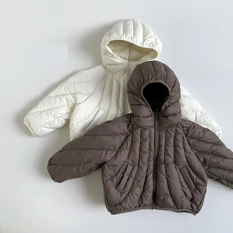 2025 Winter New Children Hooded Down Jackets Solid Boys Fashion Simple Warm Zipper Coat Girls Casual Padded Jacket Kids Clothes
2025 Winter New Children Hooded Down Jackets Solid Boys Fashion Simple Warm Zipper Coat Girls Casual Padded Jacket Kids Clothes