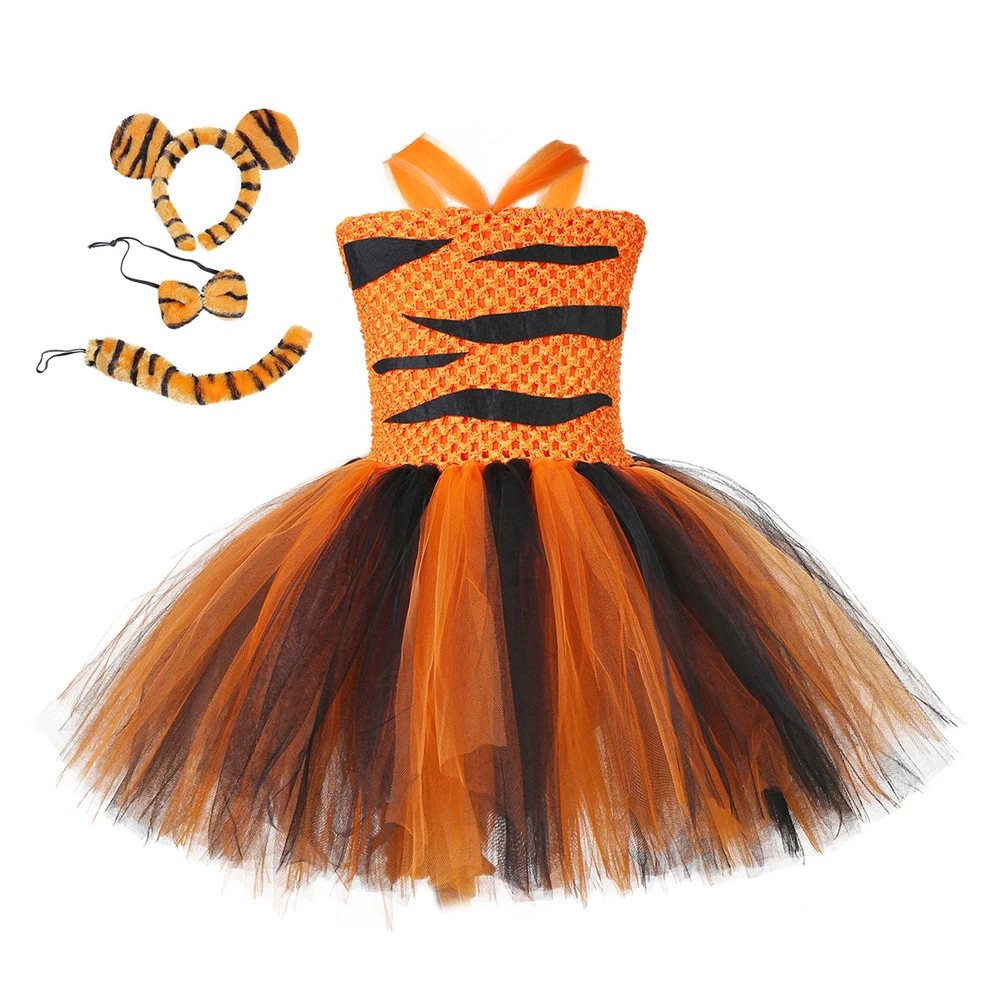Tiger Dress Suit Kids Skirts Dancing Orange Cartoon Princess Style Party Tutu Costume Child Material
Tiger Dress Suit Kids Skirts Dancing Orange Cartoon Princess Style Party Tutu Costume Child Material