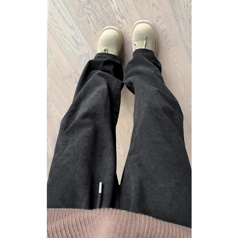Bla Corduroy Men's Autumn Winter Loose Casual Pants Knife Straight Leg Drapey Wide Leg Comfortable Faionable Trousers
Bla Corduroy Men's Autumn Winter Loose Casual Pants Knife Straight Leg Drapey Wide Leg Comfortable Faionable Trousers