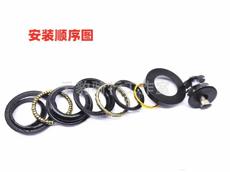 44mm Ball Bearing Headset with Ball Cages Universal Bicycle Front Fork Steering Parts
44mm Ball Bearing Headset with Ball Cages Universal Bicycle Front Fork Steering Parts