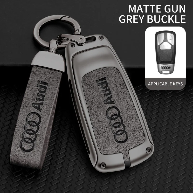 For Audi A1 A2 A3 A4 A5 A6 A7 A8 Q1 Q2 Q3 Q5 Q6 Q7 Q8 TT RS3 RS7 TTS R8 S6R Alloy Leather Car Remote Key Protection Cover Shell
For Audi A1 A2 A3 A4 A5 A6 A7 A8 Q1 Q2 Q3 Q5 Q6 Q7 Q8 TT RS3 RS7 TTS R8 S6R Alloy Leather Car Remote Key Protection Cover Shell