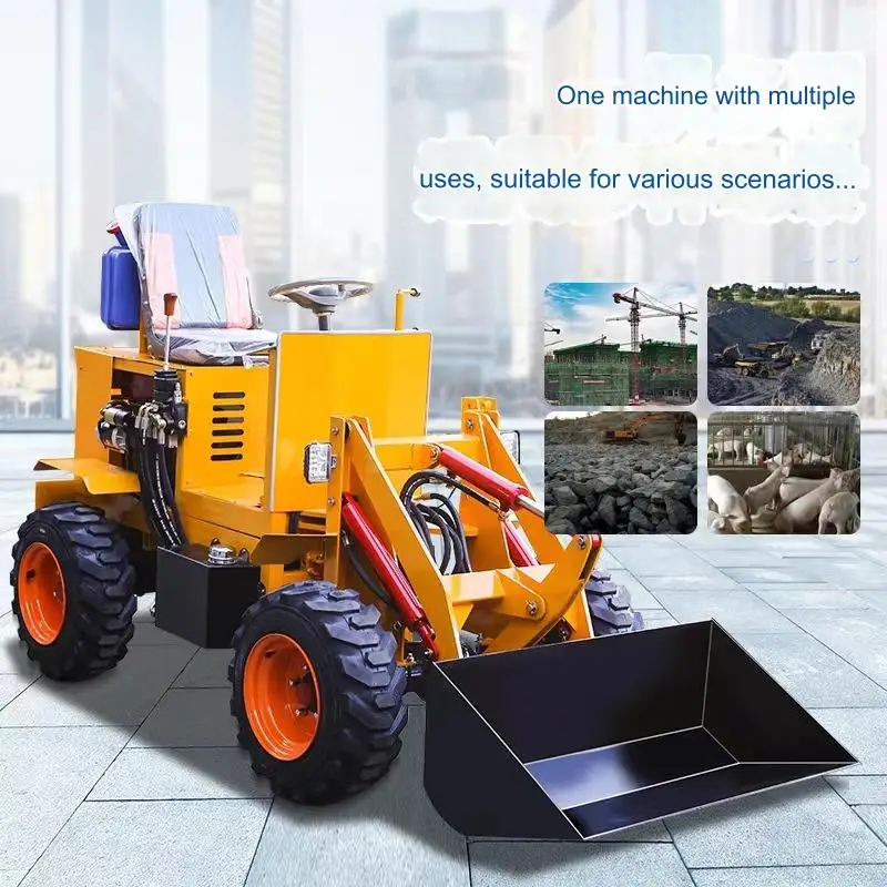 New China Small Wheel Loader Mini with Shovel, Can Lift to 3.2m, Payload 800KG, Suitable for Farm and Home Retail Use
New China Small Wheel Loader Mini with Shovel, Can Lift to 3.2m, Payload 800KG, Suitable for Farm and Home Retail Use