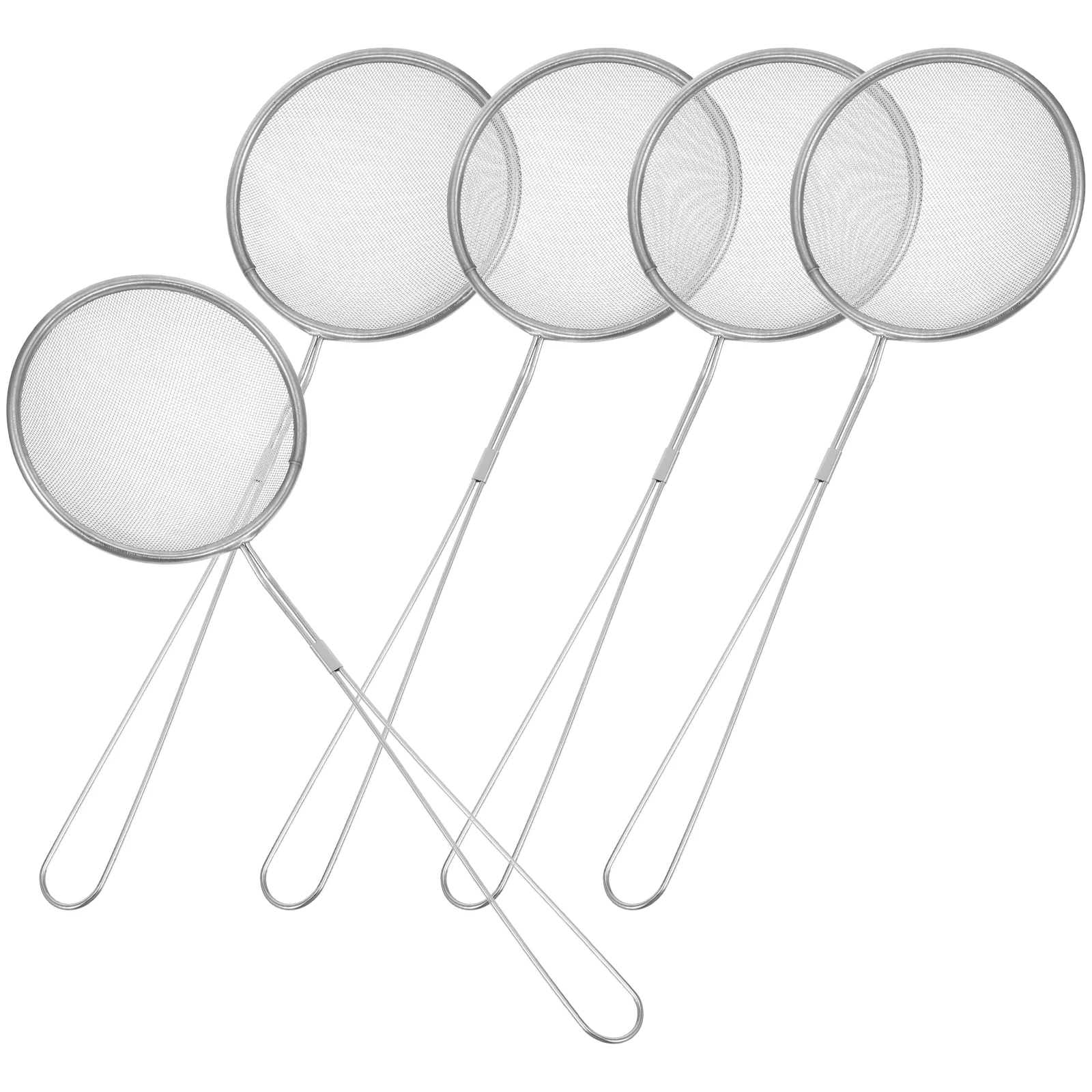 5pcs 10cm Stainless Steel Fine Mesh Oil Strainer Filter Spoon Drain Basket Fat Separator Net Juicing Flour Sifter Deep Fryer
5pcs 10cm Stainless Steel Fine Mesh Oil Strainer Filter Spoon Drain Basket Fat Separator Net Juicing Flour Sifter Deep Fryer