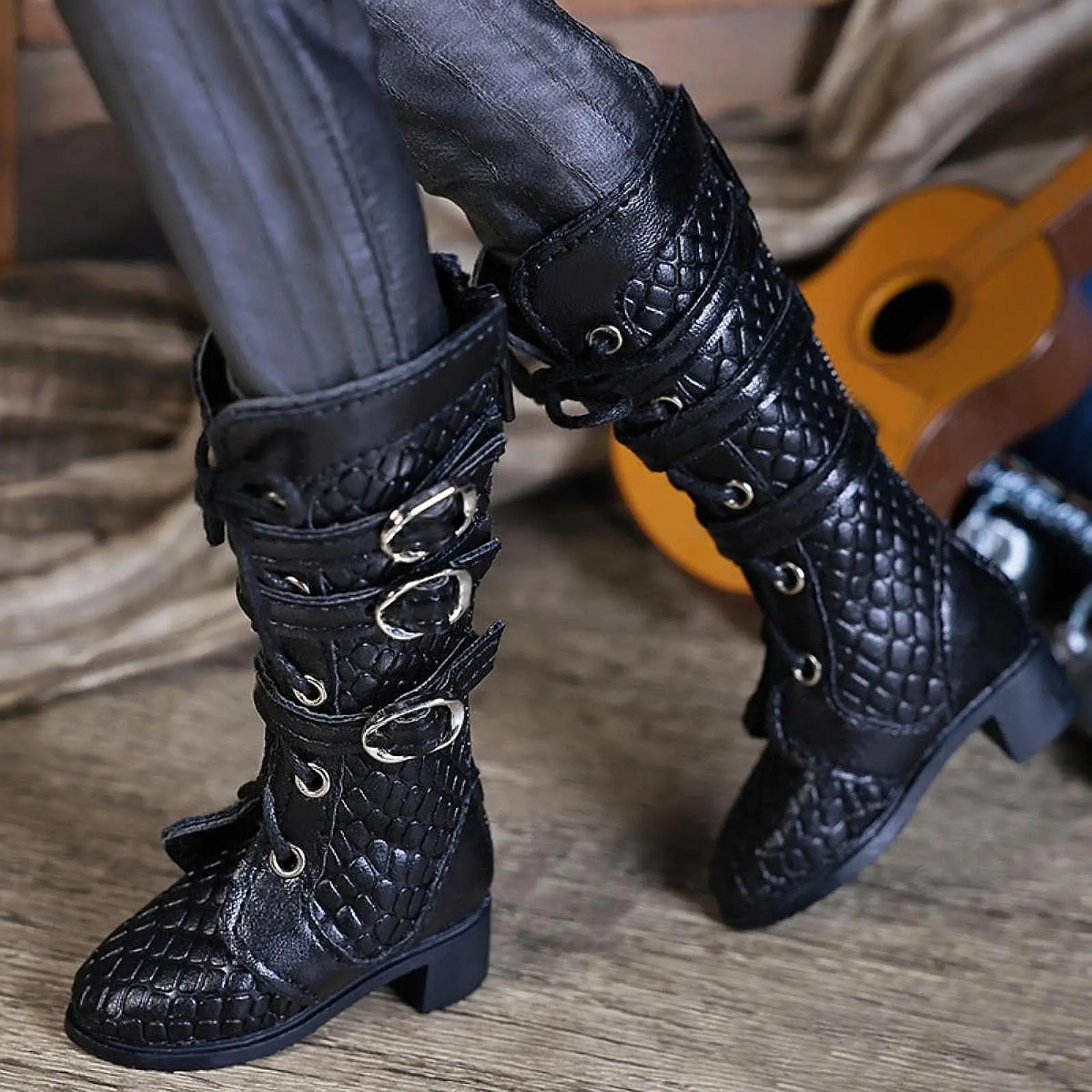 1/4 BJD Doll Shoes Pointed Toe 1:4 Sacle Black Female Dress up with Lacing and Strap for Ball Jointed Doll Stylish High Heeled
1/4 BJD Doll Shoes Pointed Toe 1:4 Sacle Black Female Dress up with Lacing and Strap for Ball Jointed Doll Stylish High Heeled
