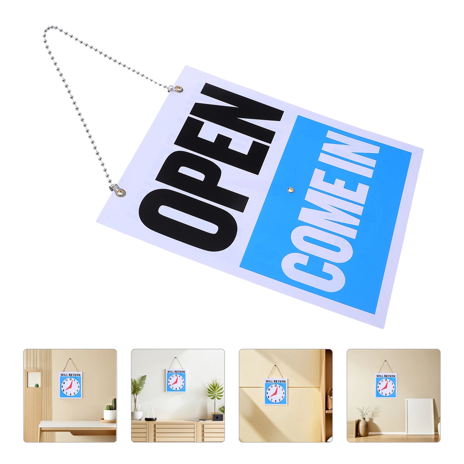 1Pcs Business Sign Large Clear Open PVC Hanging Board Square Clock Design Store Decoration Gift Welcome Door Board
1Pcs Business Sign Large Clear Open PVC Hanging Board Square Clock Design Store Decoration Gift Welcome Door Board