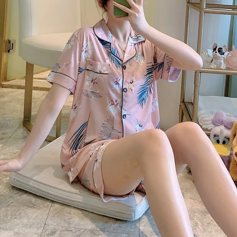 Home Sleep Hotel Use Pink Short-sleeved Set Casual Sleepwear Cute Design Hotel Sleepwear Microelasticity Fabric
Home Sleep Hotel Use Pink Short-sleeved Set Casual Sleepwear Cute Design Hotel Sleepwear Microelasticity Fabric
