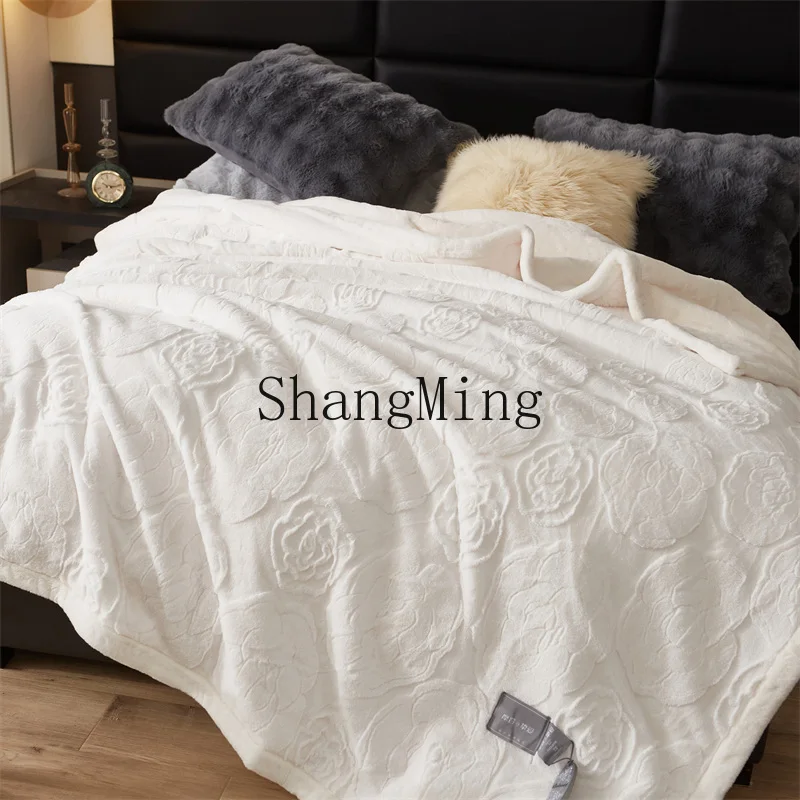 ZYY premium carved imitation fur blanket, big red blanket, double layer autumn and winter cover blanket
ZYY premium carved imitation fur blanket, big red blanket, double layer autumn and winter cover blanket