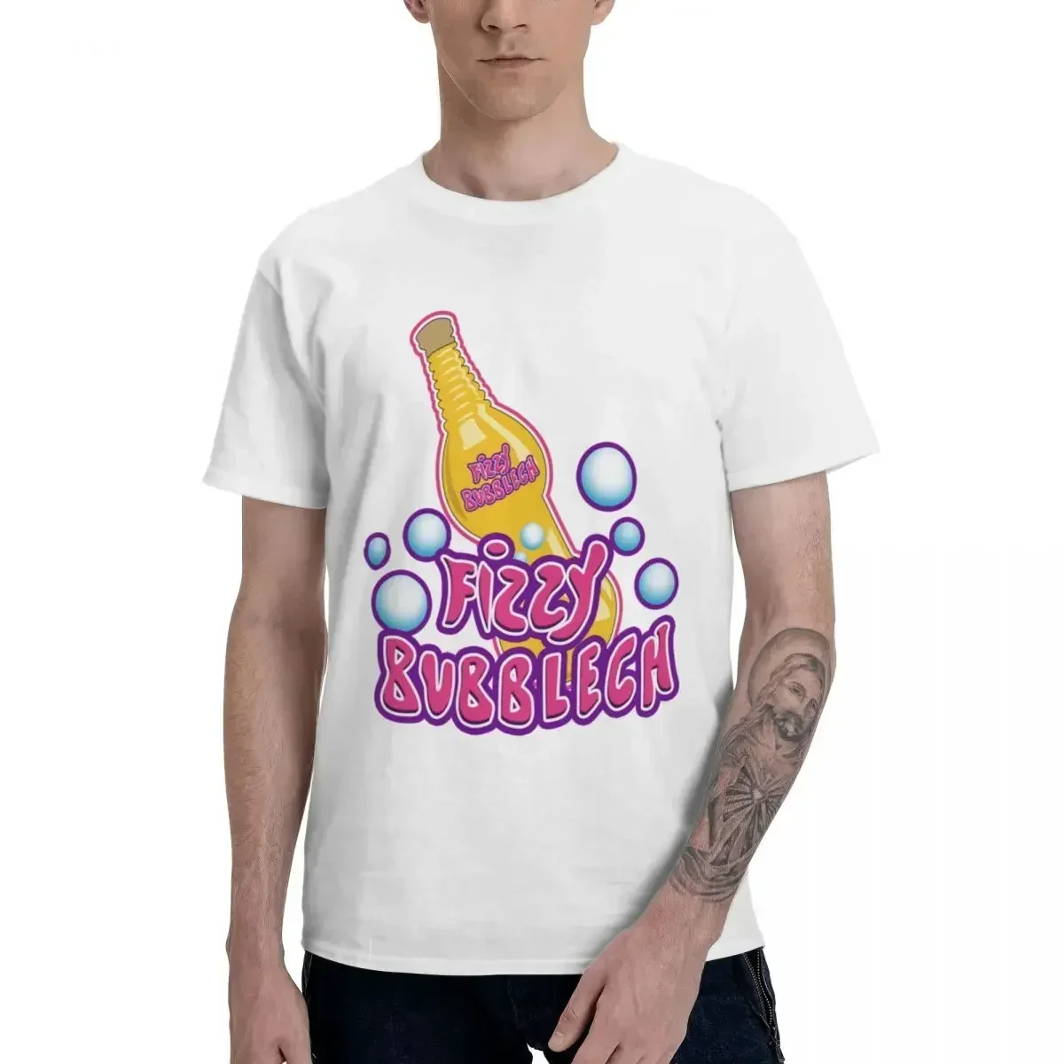Модная футболка Fizzy Bubblech, мужские футболки из чистого хлопка с круглым вырезом и коротким рукавом, футболка унисекс
Модная футболка Fizzy Bubblech, мужские футболки из чистого хлопка с круглым вырезом и коротким рукавом, футболка унисекс