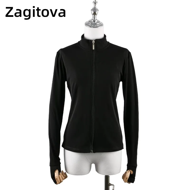 customized figure skating training clothes women skating clothes top jacket girls' adult pure black gymnastics leotard ballet
customized figure skating training clothes women skating clothes top jacket girls' adult pure black gymnastics leotard ballet