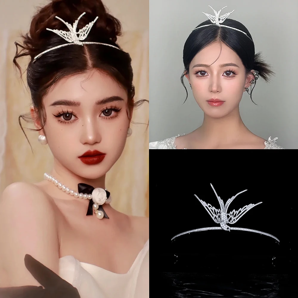 Himstory Bird Style Tiaras Personalized Headdress Wedding Accessories Bride Birthday Zircon Hairband Accessories
Himstory Bird Style Tiaras Personalized Headdress Wedding Accessories Bride Birthday Zircon Hairband Accessories