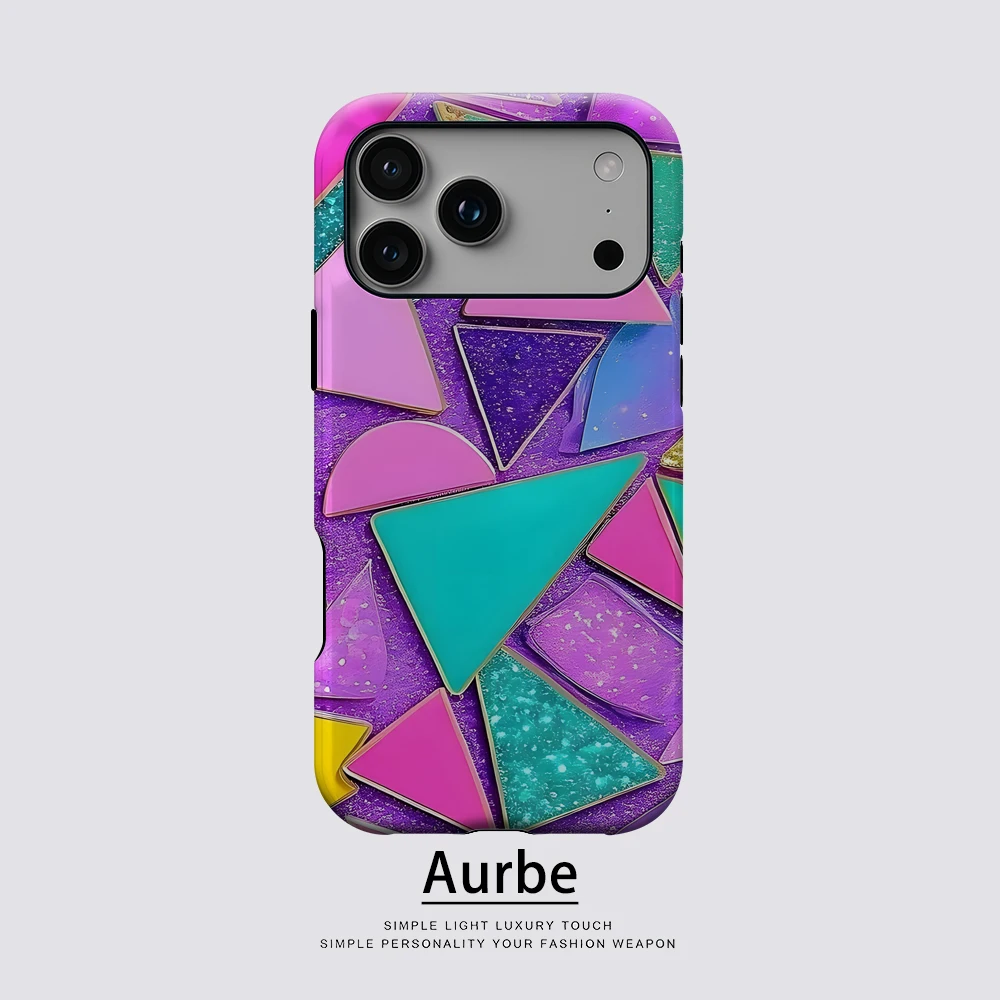 Glitter Geometric Mosaic for Magnetic Phone Case for IPhone 17 16 15 14 13 Pro Max Plus Single Double-layer Tough Case
Glitter Geometric Mosaic for Magnetic Phone Case for IPhone 17 16 15 14 13 Pro Max Plus Single Double-layer Tough Case