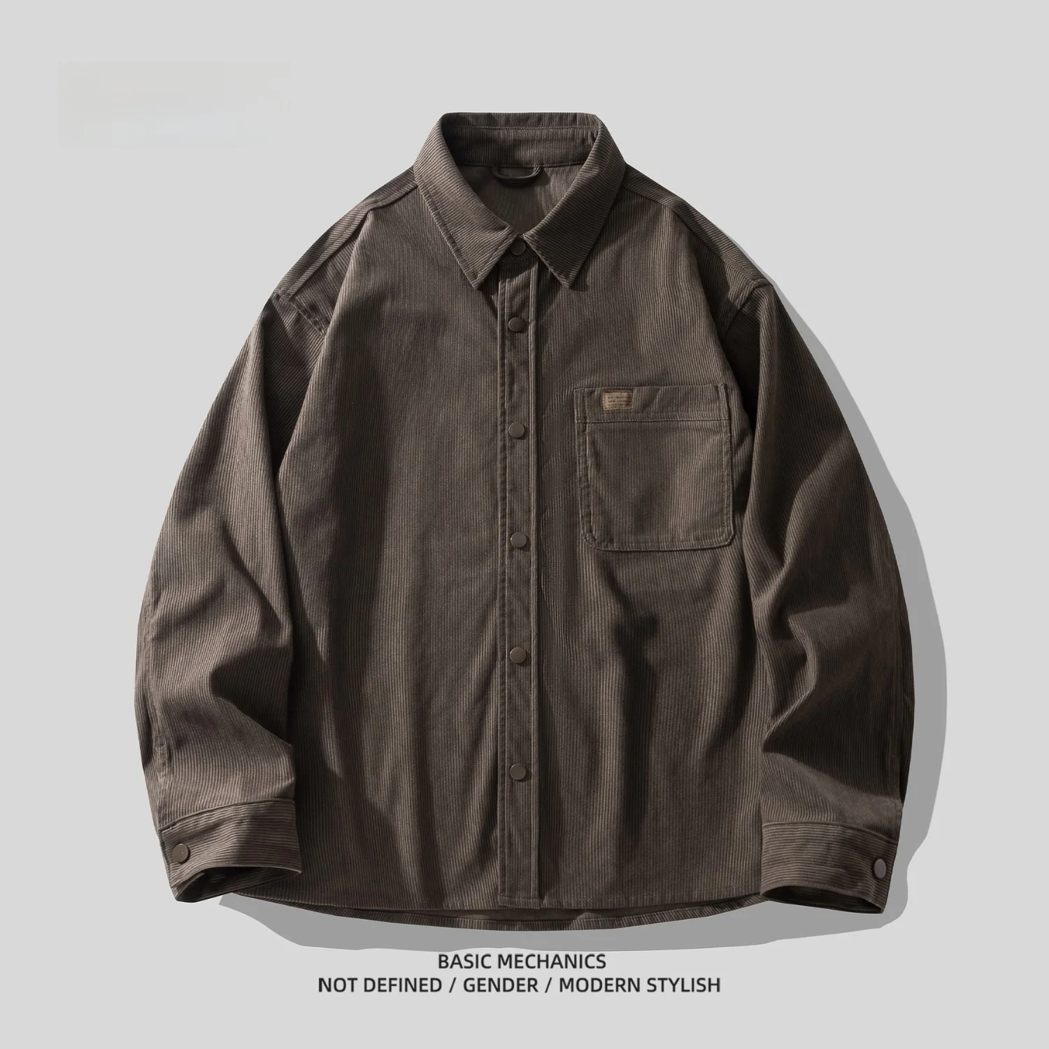 Retro American Sle Men's irt Vintage Corduroy Loose Long Sve Trendy Outerwear Comfortable Fit Classic Collar Button up
Retro American Sle Men's irt Vintage Corduroy Loose Long Sve Trendy Outerwear Comfortable Fit Classic Collar Button up