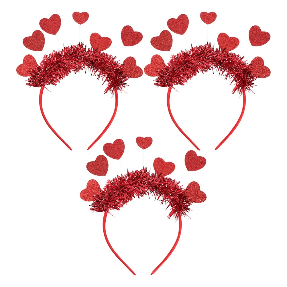3 Pcs Heart-shaped Love Sequin Headband Headbands Cloth Sequins Hearts Headpiece
3 Pcs Heart-shaped Love Sequin Headband Headbands Cloth Sequins Hearts Headpiece