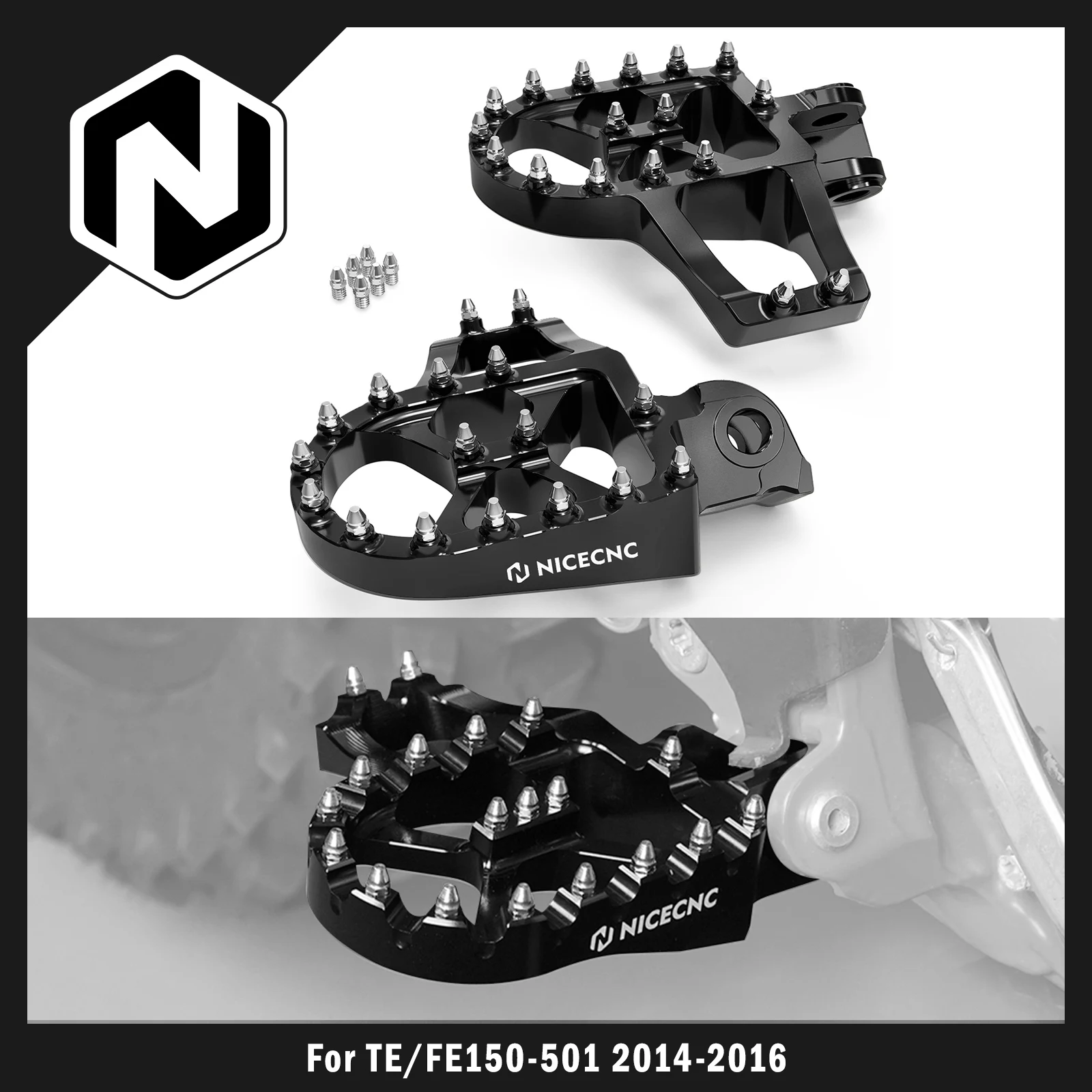 NICECNC For Husqvarna TE 300 TE 250 FE 250 FE 350 FE 450 501 2014-2016 TC125 FC 250 FC 450 2014-2015 Extender Foot Pegs Footrest
NICECNC For Husqvarna TE 300 TE 250 FE 250 FE 350 FE 450 501 2014-2016 TC125 FC 250 FC 450 2014-2015 Extender Foot Pegs Footrest