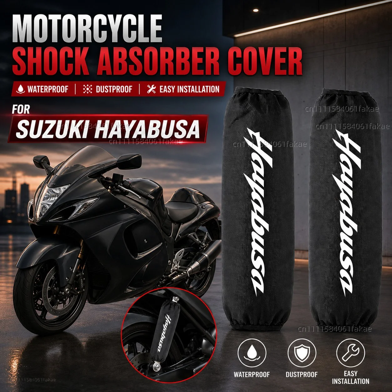 For SUZUKI HAYABUSA Motorcycle Rear Shock Absorber Protector Cover 270mm 350mm Suspension Protection Guard Dustproof Shock
For SUZUKI HAYABUSA Motorcycle Rear Shock Absorber Protector Cover 270mm 350mm Suspension Protection Guard Dustproof Shock