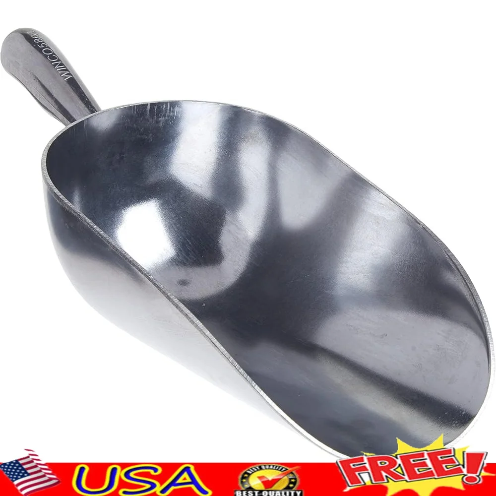 Aluminum Utility Scoop 58-Ounce Durable Heavy Duty Kitchen Tool Baking Cooking Food Prep and Serving
Aluminum Utility Scoop 58-Ounce Durable Heavy Duty Kitchen Tool Baking Cooking Food Prep and Serving
