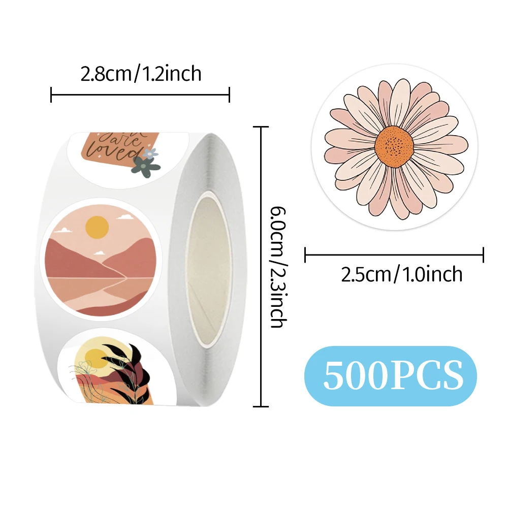 500pcs/roll Cartoon Bohemian Little Fresh Sealing Stickers Cute Decoration Sticker DIY Notebook Phone Luggage Kawaii Decals Pack
500pcs/roll Cartoon Bohemian Little Fresh Sealing Stickers Cute Decoration Sticker DIY Notebook Phone Luggage Kawaii Decals Pack