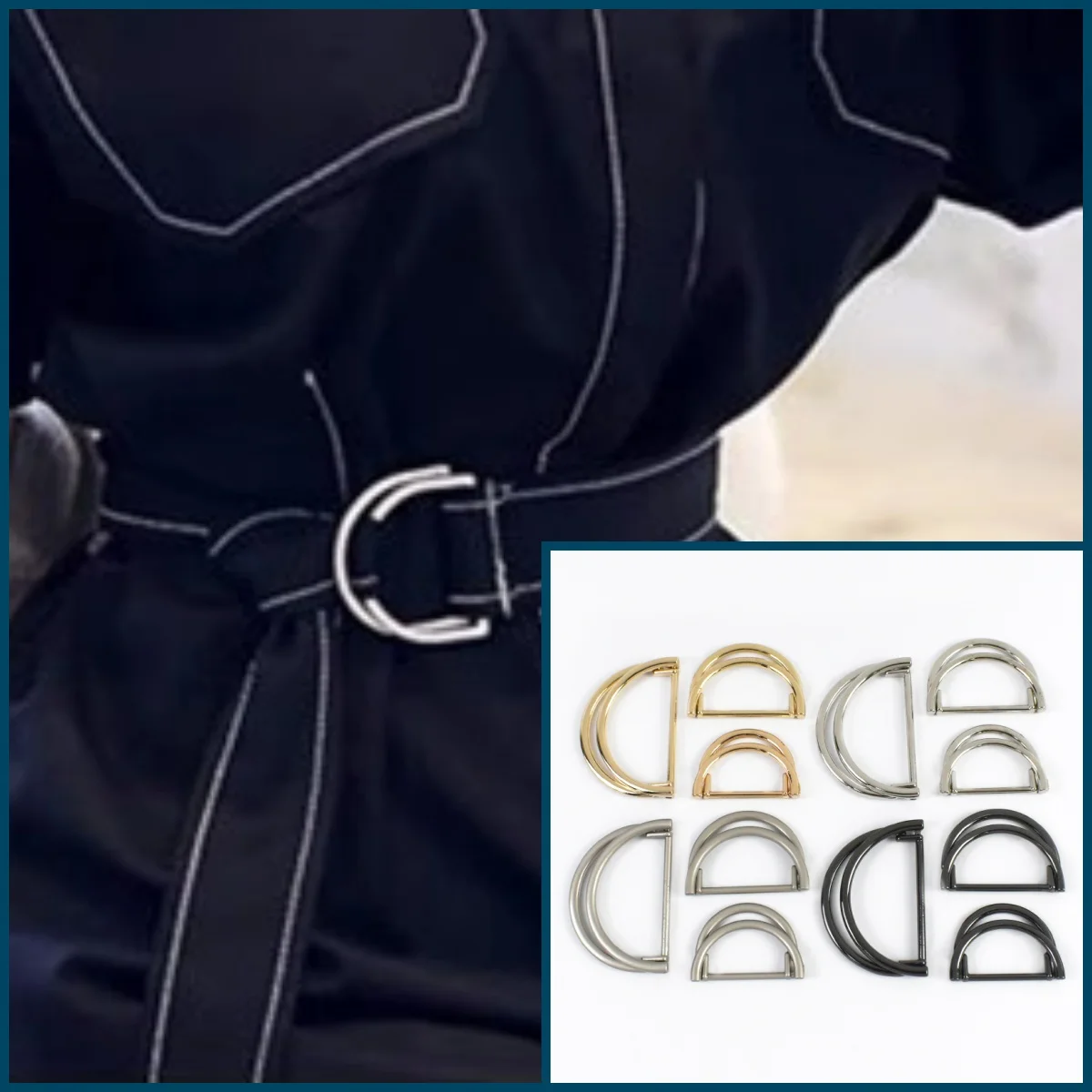 2/5/10Pc 25/30/40mm Double D Ring Metal Buckles for Coat Belt Adjust Carabiner Rings Buckle Webbing Decorative Slider Loop Clasp
2/5/10Pc 25/30/40mm Double D Ring Metal Buckles for Coat Belt Adjust Carabiner Rings Buckle Webbing Decorative Slider Loop Clasp