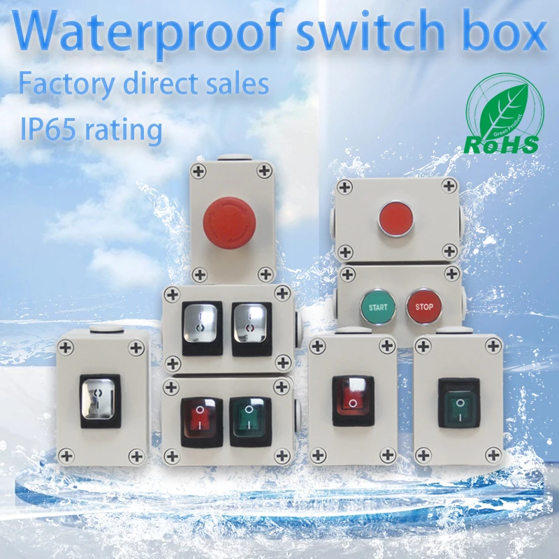 Start Stop Self Sealing Waterproof Button Switch Emergency Stop Industrial Handhold Control Button Box With Arrow Symbol
Start Stop Self Sealing Waterproof Button Switch Emergency Stop Industrial Handhold Control Button Box With Arrow Symbol