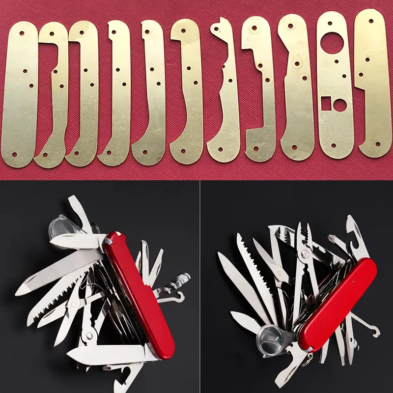 11 типов ножей, латунные вкладыши, зажимная пластина, перегородка для швейцарских армейских ножей 91 мм, сделай сам, сменные аксессуары, детали для шин
11 типов ножей, латунные вкладыши, зажимная пластина, перегородка для швейцарских армейских ножей 91 мм, сделай сам, сменные аксессуары, детали для шин