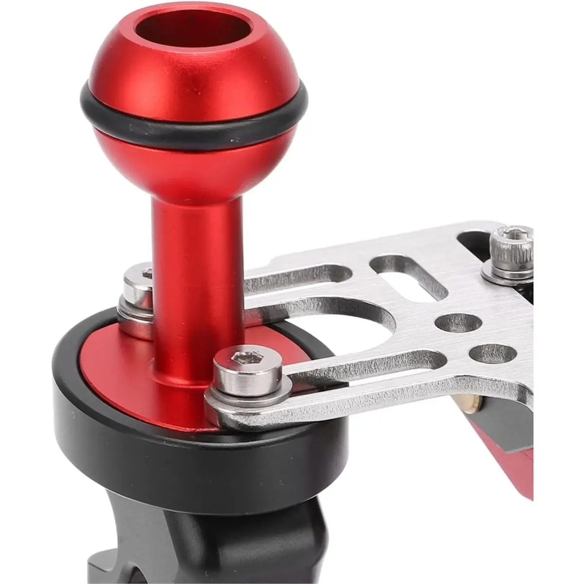 N05R 1set Aluminum Alloy Dual Handle Stabilizer with Shutter for Underwater Camera Housings and Diving Lights
N05R 1set Aluminum Alloy Dual Handle Stabilizer with Shutter for Underwater Camera Housings and Diving Lights