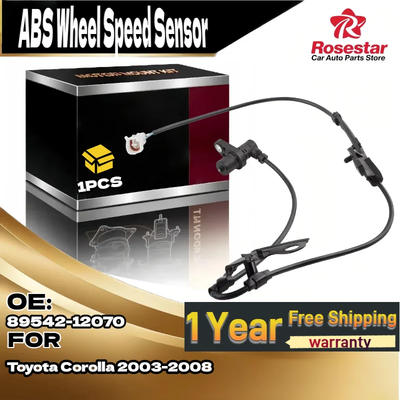 For ABS Wheel Speed Sensor 89542-12070 For Toyota Corolla 2003-2008 Right Front
For ABS Wheel Speed Sensor 89542-12070 For Toyota Corolla 2003-2008 Right Front