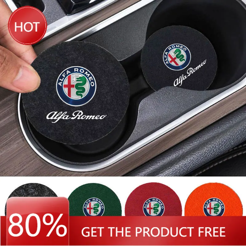 Hub Caps Car Coaster Water Cup Slot Non-Slip Mat Suede Pad Holder For Alfa Romeo Giulia Stelvio Giulietta 159 147 156 166 Access
Hub Caps Car Coaster Water Cup Slot Non-Slip Mat Suede Pad Holder For Alfa Romeo Giulia Stelvio Giulietta 159 147 156 166 Access