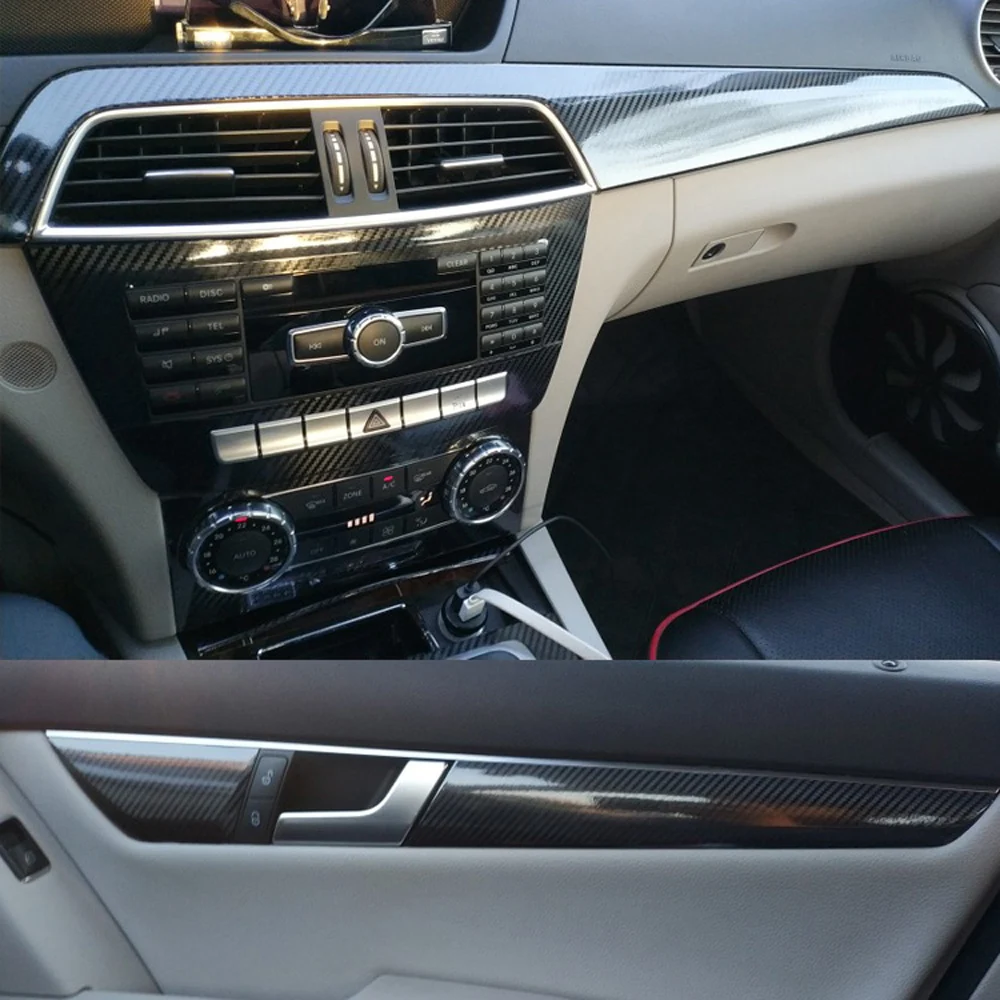 For Benz C Class W204 2011-2014 Interior Central Control Panel Door Handle Carbon Fiber Stickers Decals Car styling Accessorie
For Benz C Class W204 2011-2014 Interior Central Control Panel Door Handle Carbon Fiber Stickers Decals Car styling Accessorie