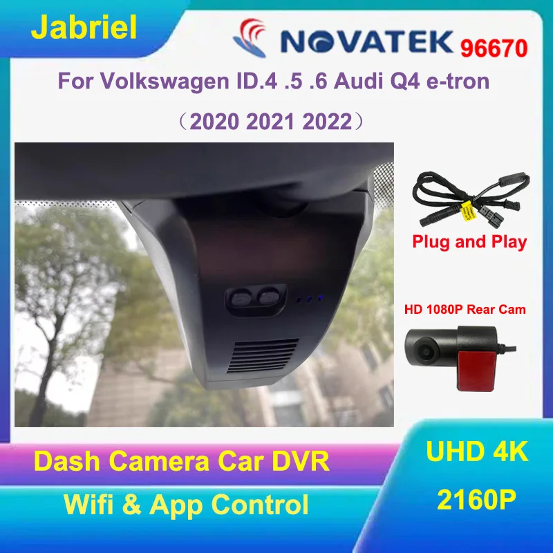 UHD 4K 2160P WIFI Car DVR Video Recorder For Volkswagen ID.4 ID.5 ID.6 2020 2021 2022 For Audi Q4 e-tron Dash Cam Camera 2022
UHD 4K 2160P WIFI Car DVR Video Recorder For Volkswagen ID.4 ID.5 ID.6 2020 2021 2022 For Audi Q4 e-tron Dash Cam Camera 2022
