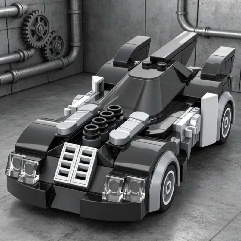 Simulated Dark Streamlined Sports Car MOC Building Blocks Desktop Collection Ornament
Simulated Dark Streamlined Sports Car MOC Building Blocks Desktop Collection Ornament