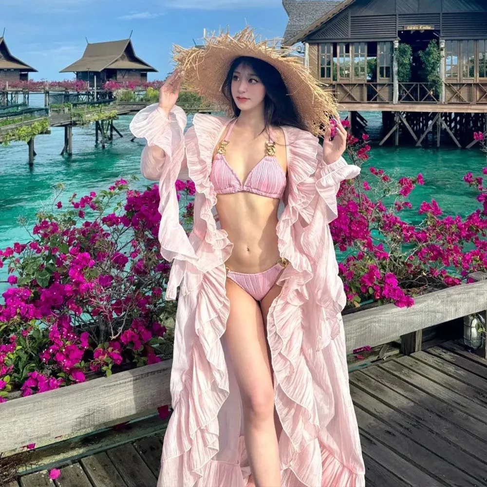 New photo super fairy dopamine pure desire swimsuit women's tether shorts sexy beach dress jacket swimsuit
New photo super fairy dopamine pure desire swimsuit women's tether shorts sexy beach dress jacket swimsuit