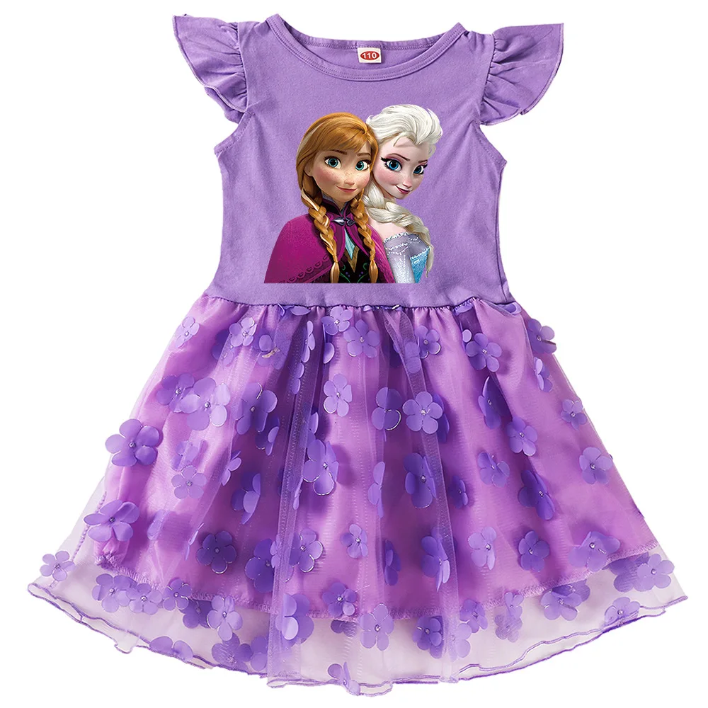 Mesh Performance Lace children girl T-Shirt Skirt Disney Frozen Elsa Kids Short Sleeve Summer New Girls Princess Sequin Dress
Mesh Performance Lace children girl T-Shirt Skirt Disney Frozen Elsa Kids Short Sleeve Summer New Girls Princess Sequin Dress