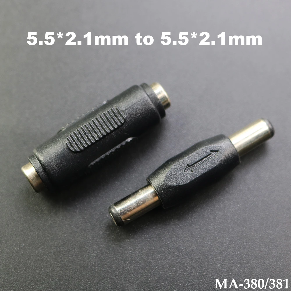 1PCS 5.5mmx2.1mm Female To 5.5x2.1mm Male DC Jack Plug Power Connector For AC Adapters Power Supply CCTV Camera
1PCS 5.5mmx2.1mm Female To 5.5x2.1mm Male DC Jack Plug Power Connector For AC Adapters Power Supply CCTV Camera