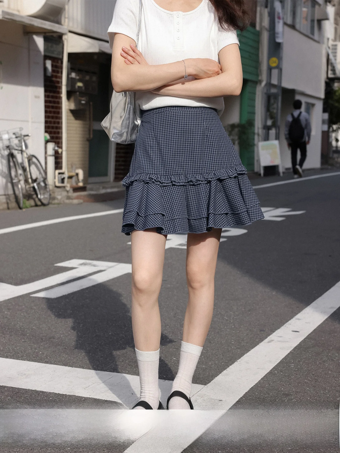 Slimming A-Line Skirt with Wood Grain Edges for Women Spring 2026 New Plaid Cotton Polyester Blend Commute Style
Slimming A-Line Skirt with Wood Grain Edges for Women Spring 2026 New Plaid Cotton Polyester Blend Commute Style