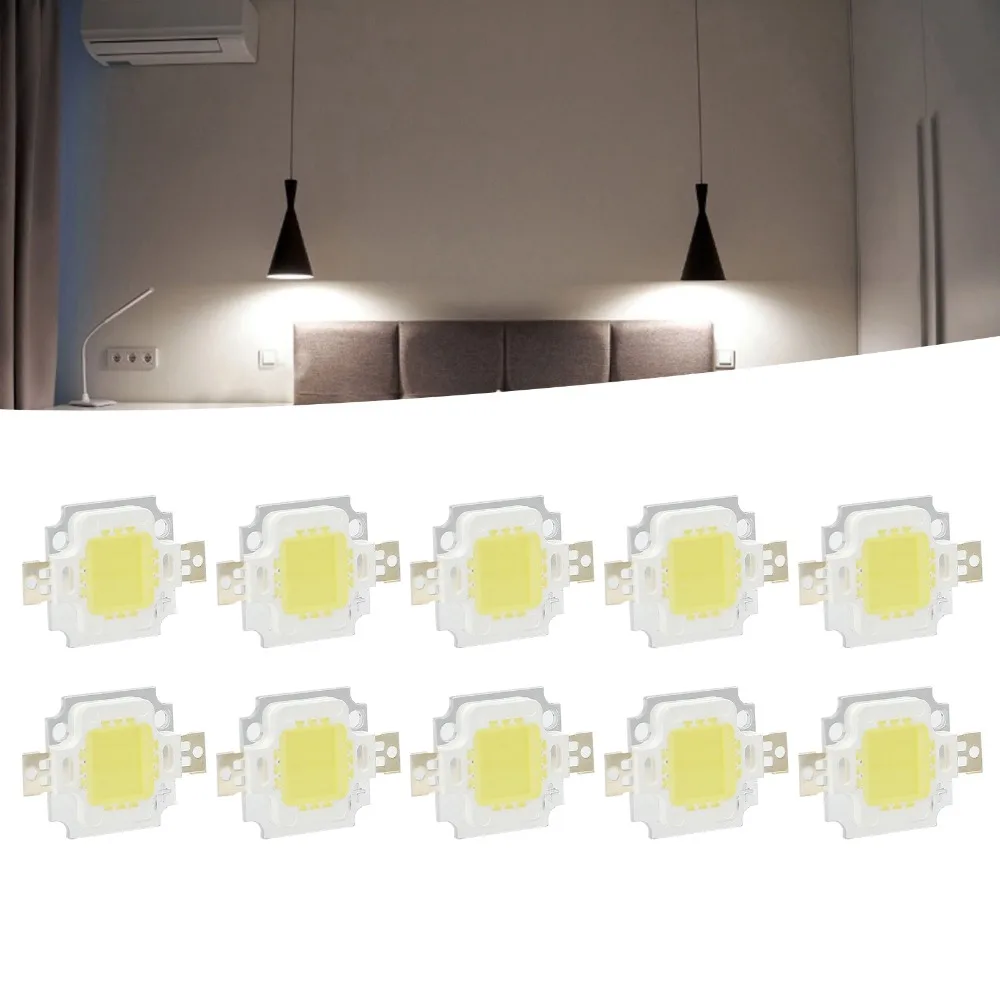 10PCS Easy 10W COB Light Source 12V 6500K Integrated LED Chip LED Chip Bulb Bulb Replacement
10PCS Easy 10W COB Light Source 12V 6500K Integrated LED Chip LED Chip Bulb Bulb Replacement
