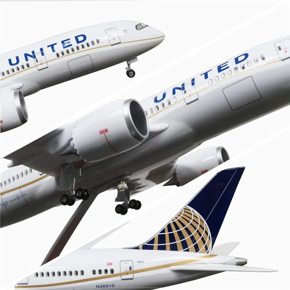 Diecast Resin 1/130 Scale Model 47cm United Aircraft B787 With LED & Wheels Plane Model Enthusiasts Gift Decor
Diecast Resin 1/130 Scale Model 47cm United Aircraft B787 With LED & Wheels Plane Model Enthusiasts Gift Decor