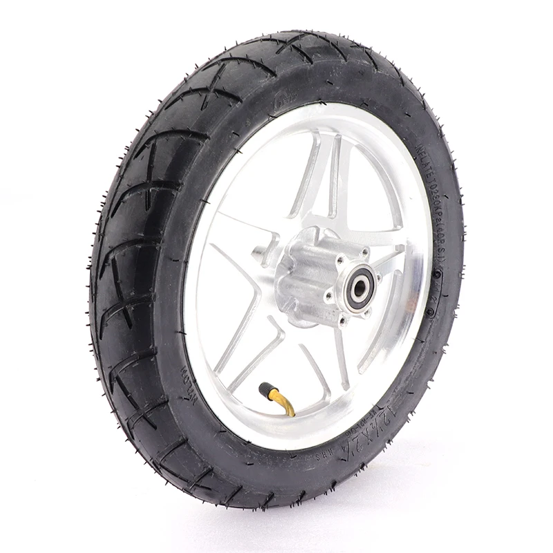 12 1/2X2 1/4 wheel inflatable tire aluminum alloy wheel set, suitable for electric scooters, electric bicycles, folding tool acc
12 1/2X2 1/4 wheel inflatable tire aluminum alloy wheel set, suitable for electric scooters, electric bicycles, folding tool acc