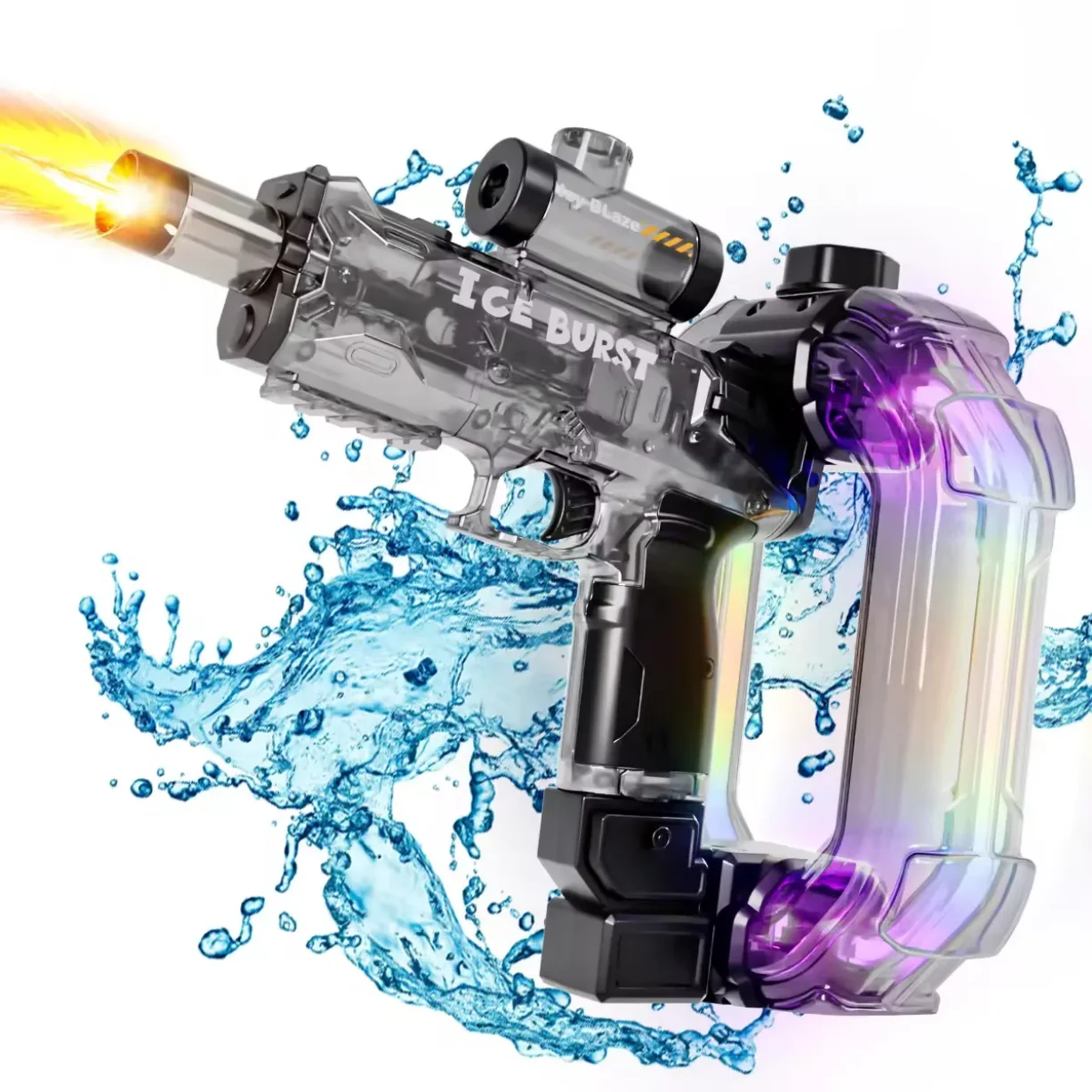 Electric Water Gun Kids Cool Toy Automatic Water Squirt Gun with Colorful Lights and Sound Summer Shooting Games Outdoor Toy
Electric Water Gun Kids Cool Toy Automatic Water Squirt Gun with Colorful Lights and Sound Summer Shooting Games Outdoor Toy