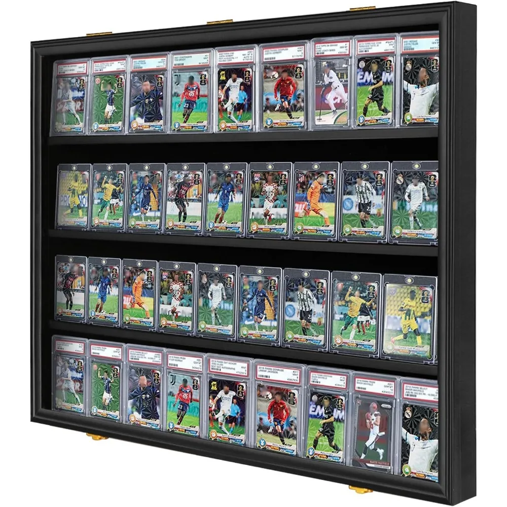 Graded Sports Card Display Case Lockable,Trading Card Collector Wall Display Holder
Graded Sports Card Display Case Lockable,Trading Card Collector Wall Display Holder