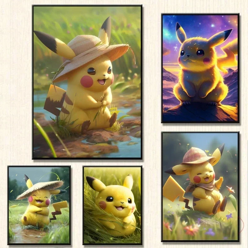 Canvas Art Walls Painting Pokemon Pikachu Aesthetic Poster Decoration Paintings Modern Living Room Kid Action Figures Hanging
Canvas Art Walls Painting Pokemon Pikachu Aesthetic Poster Decoration Paintings Modern Living Room Kid Action Figures Hanging