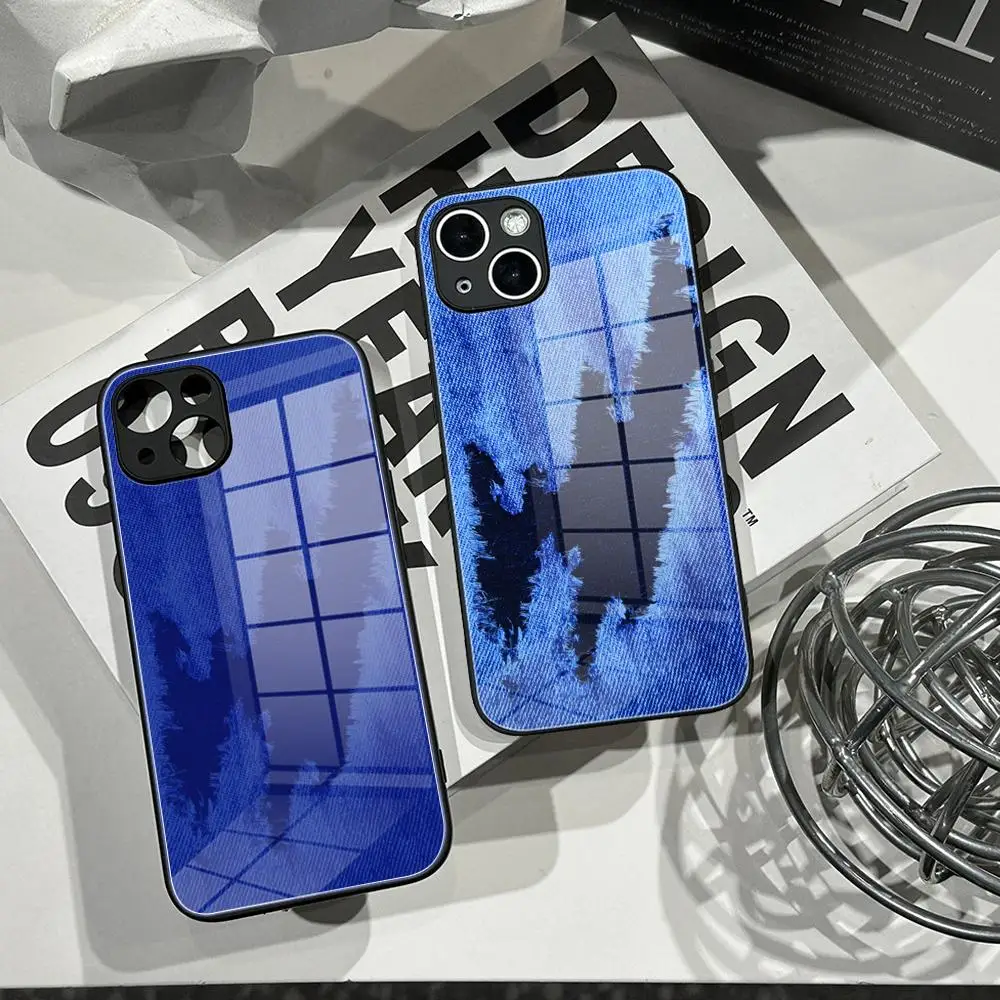 Denim Texture Ripped Fabric Phone Case Tempered Glass Shell FOR IPhone 16ProMAX 14 12 17Pro Air 15 16 Plus 13 Pro MAX Cover
Denim Texture Ripped Fabric Phone Case Tempered Glass Shell FOR IPhone 16ProMAX 14 12 17Pro Air 15 16 Plus 13 Pro MAX Cover