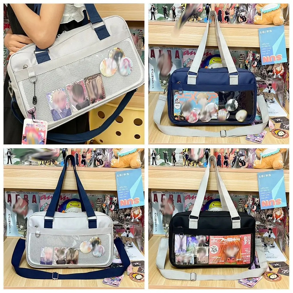 Creative Zipper Bag JK Uniform Itabag Ox Cloth Y2k Transparent Bags Idol Merchandise Storage Cotton Doll Bag Shoulder Bag Gift
Creative Zipper Bag JK Uniform Itabag Ox Cloth Y2k Transparent Bags Idol Merchandise Storage Cotton Doll Bag Shoulder Bag Gift