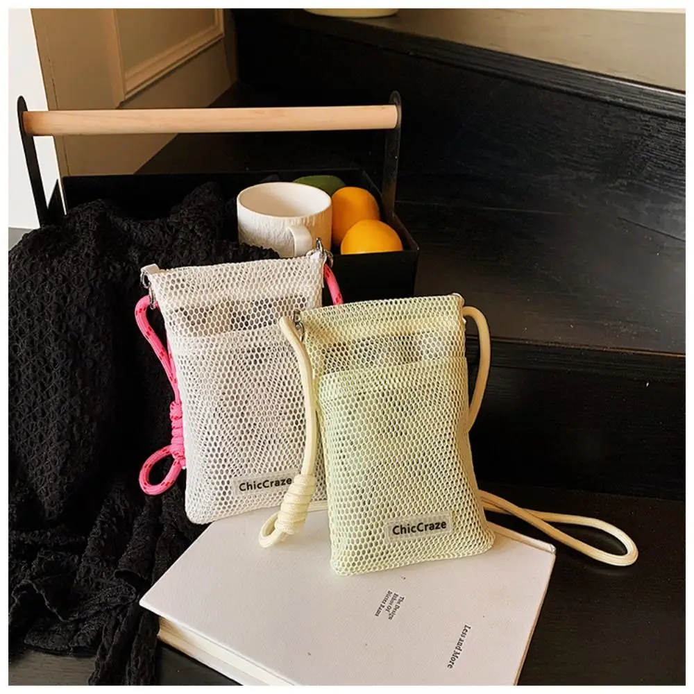 Cute Korean Style Nylon Mesh Bag Purse Crossbody Bag Nylon Shoulder Bag Wallet Bags Solid Color Mobile Phone Bag Women
Cute Korean Style Nylon Mesh Bag Purse Crossbody Bag Nylon Shoulder Bag Wallet Bags Solid Color Mobile Phone Bag Women
