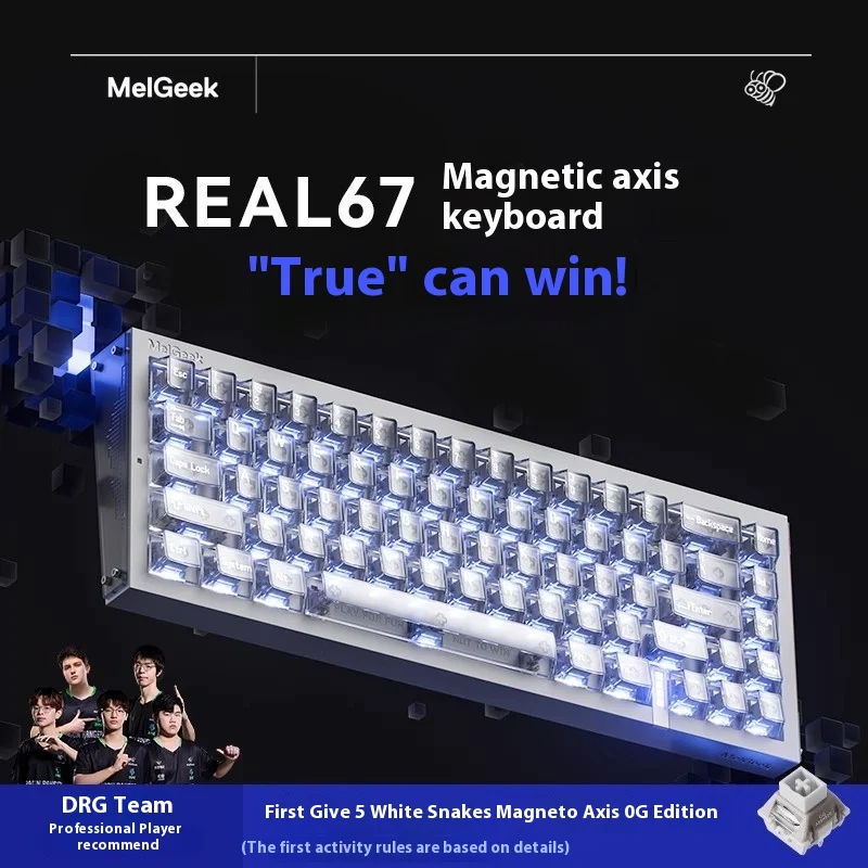 Новый MelGeek Real67 Индивидуальный магнитный переключатель Клавиатура E-Sport Игровой TTC Магнитный переключатель 16 К Скорость 8 К Скорость заката 0,125 мс RT ПК
Новый MelGeek Real67 Индивидуальный магнитный переключатель Клавиатура E-Sport Игровой TTC Магнитный переключатель 16 К Скорость 8 К Скорость заката 0,125 мс RT ПК
